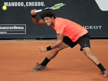 El tenista Joao Souza, durante un partido