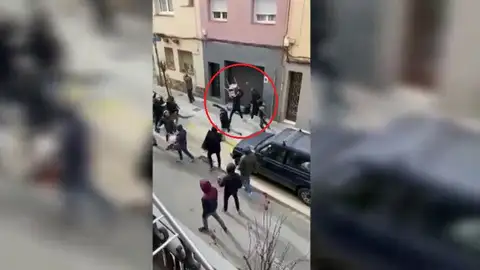 Paliza a un aficionado Paliza a un aficionado