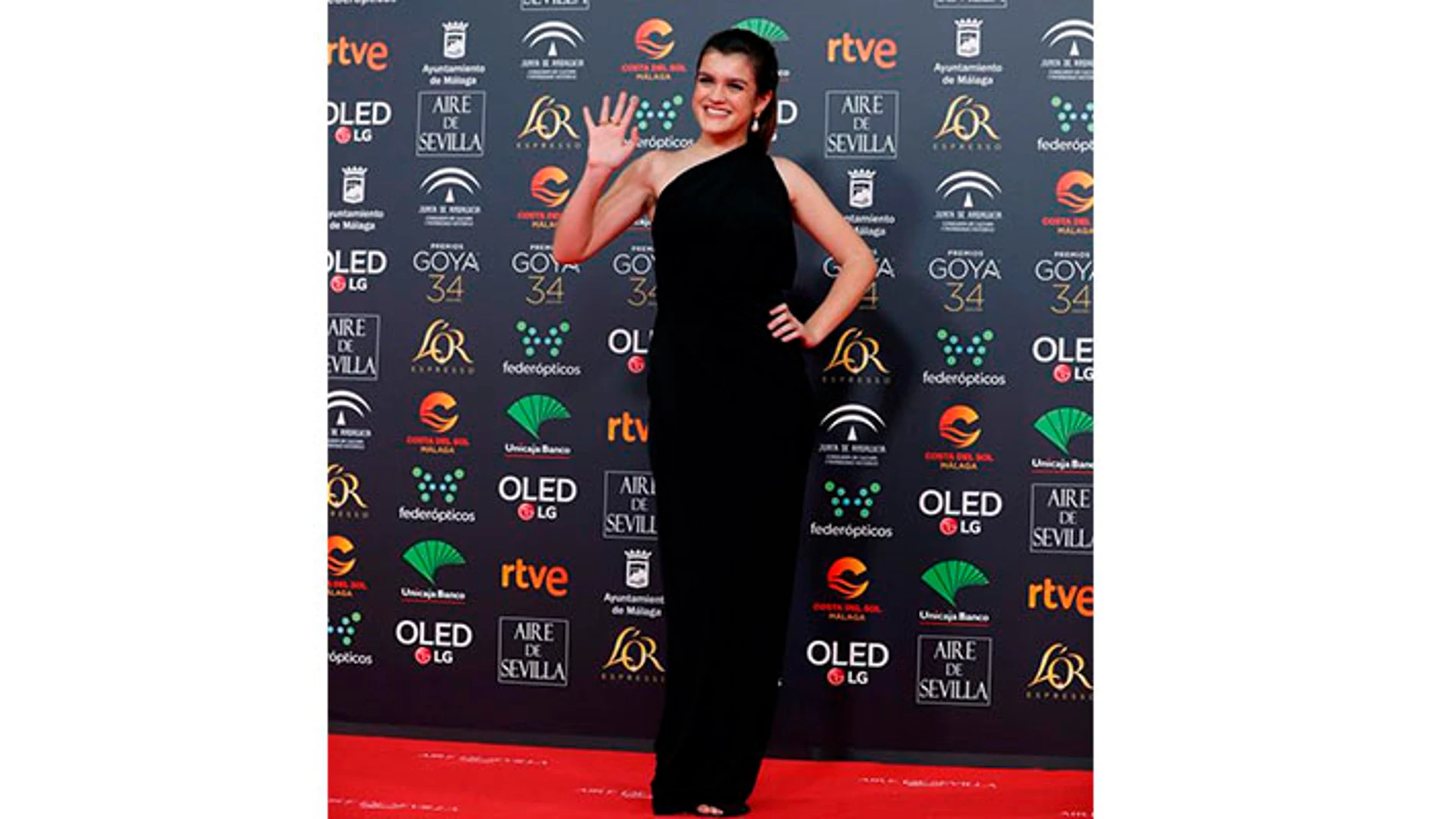 Amaia, de Operación Triunfo, a su llegada a los Goya 2020. Amaia, de Operación Triunfo, a su llegada a los Goya 2020.