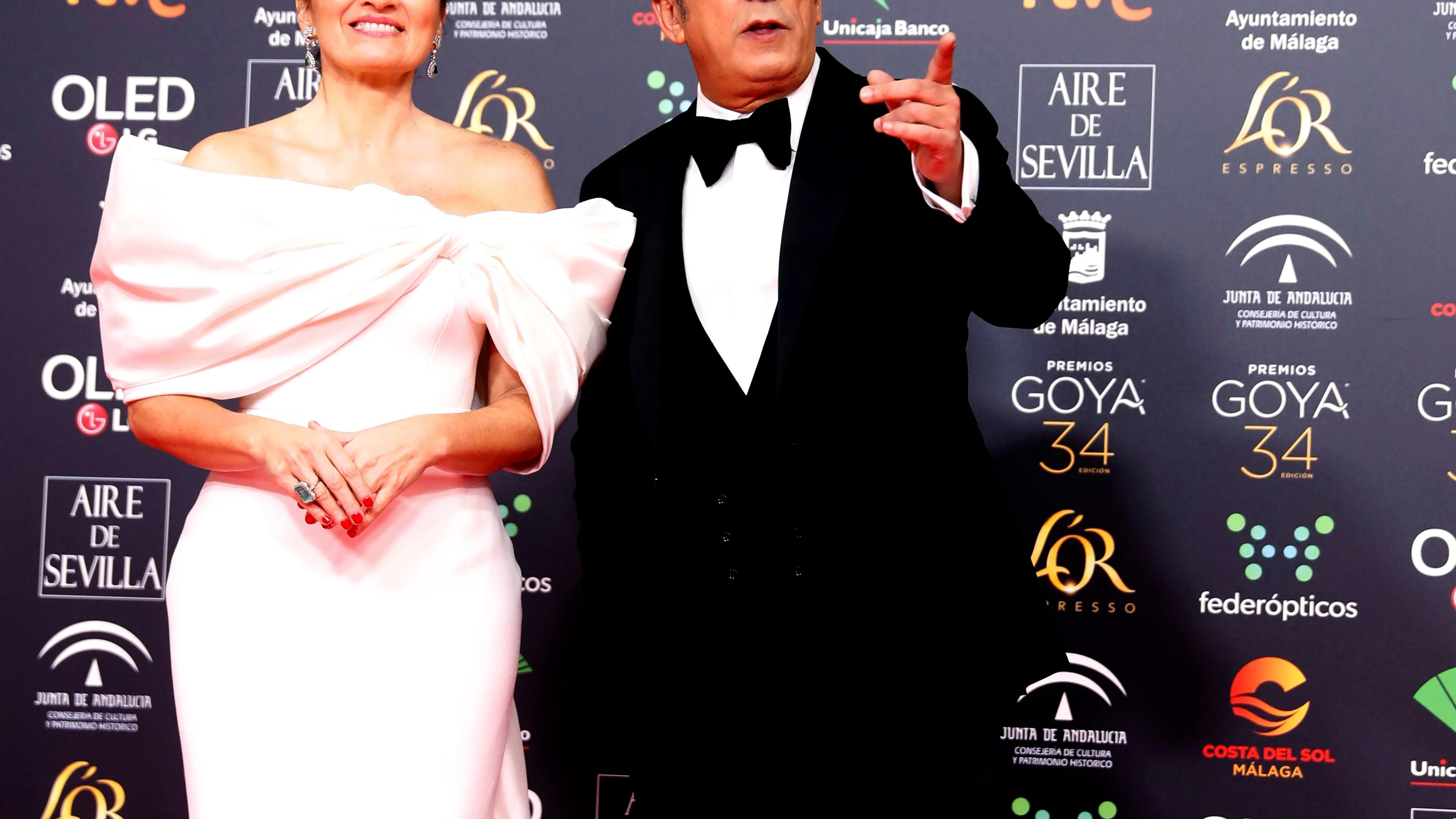 Los presentadores de la Gala de los Premios Goya 2020, Silvia Abril y Andreu Buenafuente
