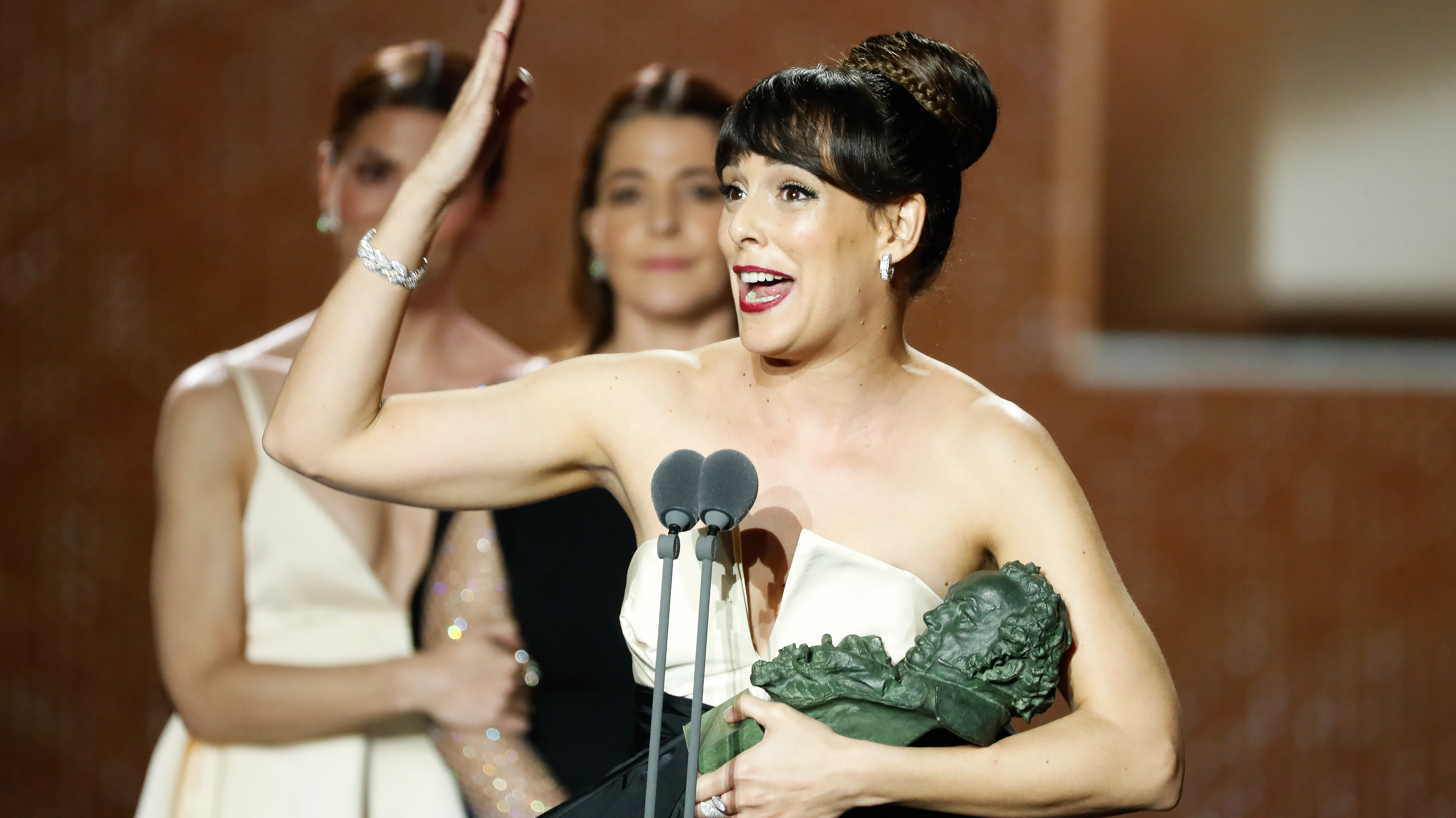 Belén Cuesta recibe el Goya a Mejor Actriz por 'La trinchera infinita'