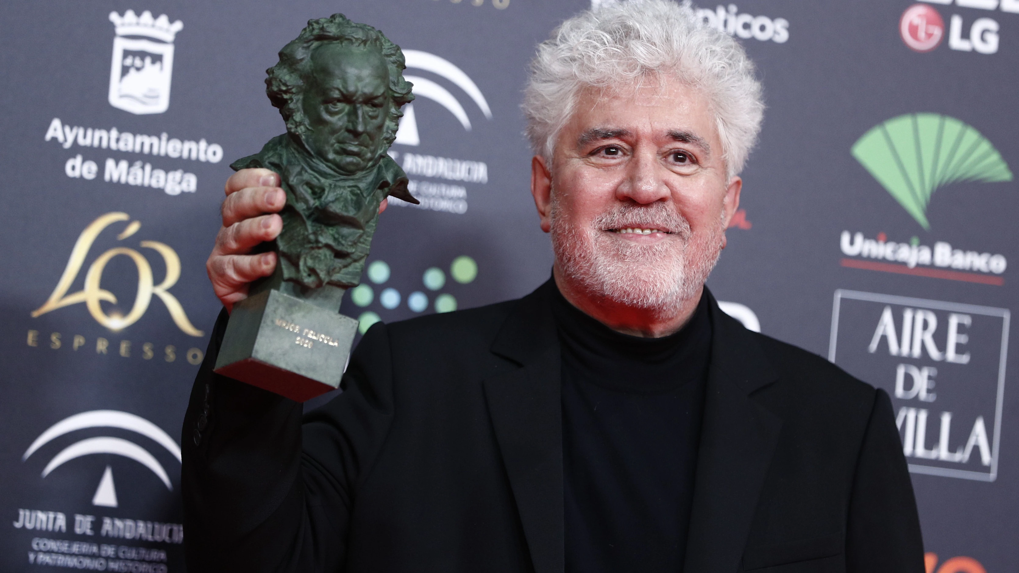 Pedro Álmodóvar, Mejor Dirección, Guion Original y Película por 'Dolor y Gloria' en los Goya Pedro Álmodóvar, Mejor Dirección, Guion Original y Película por 'Dolor y Gloria' en los Goya