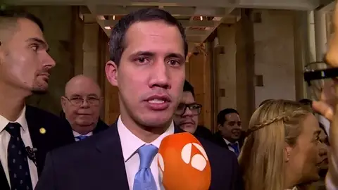 Guaidó confía en el gobierno español para logar el bienestar del pueblo venezolano Guaidó confía en el gobierno español para logar el bienestar del pueblo venezolano