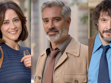 Luz Valdenebro, Adrià Collado y David Janer, actores de 'Amar es para siempre' Luz Valdenebro, Adrià Collado y David Janer, actores de 'Amar es para siempre'