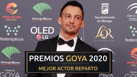 Premios Goya 2020: Eduard Fernández, mejor actor de reparto por 'Mientras dure la guerra' Premios Goya 2020