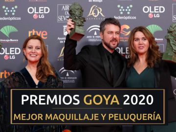 Premios Goya 2020: Ana López-Puigcerver, Belén López Puigcerver y Nacho Díaz, mejor maquillaje y peluquería por 'Mientras dure la guerra'