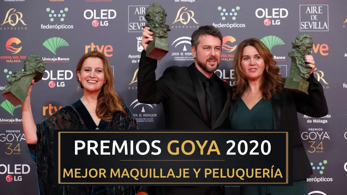 Premios Goya 2020: Ana López-Puigcerver, Belén López Puigcerver y Nacho Díaz, mejor maquillaje y peluquería por 'Mientras dure la guerra' Premios Goya 2020