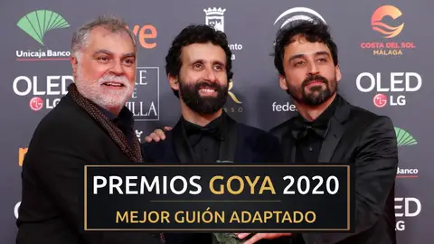 Premios Goya 2020: Benito Zambrano, Daniel Remón y Pablo Remón, mejor guión adaptado por 'Intemperie' Premios Goya 2020