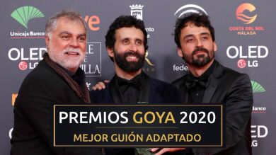 Benito Zambrano, Daniel Remón y Pablo Remón, mejor guión adaptado por 'Intemperie' de los Premios Goya 2020