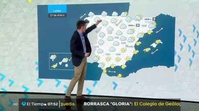 Lluvias intensas en Galicia con temperaturas estables en el resto de la Península