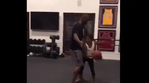 Kobe Bryant y su hija Gianna Kobe Bryant y su hija Gianna