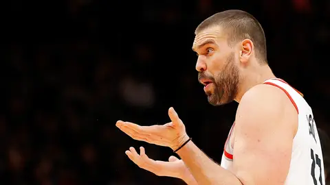 Marc Gasol, durante un partido con los Toronto Raptors Marc Gasol, durante un partido con los Toronto Raptors