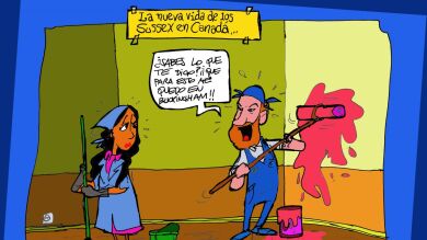 La nueva vida de Harry y Meghan en Canadá, en la viñeta gráfica informativa de la semana