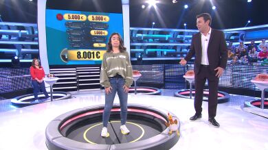 Difícil duelo con un 'Adivina' sobre Velázquez en '¡Ahora caigo!'