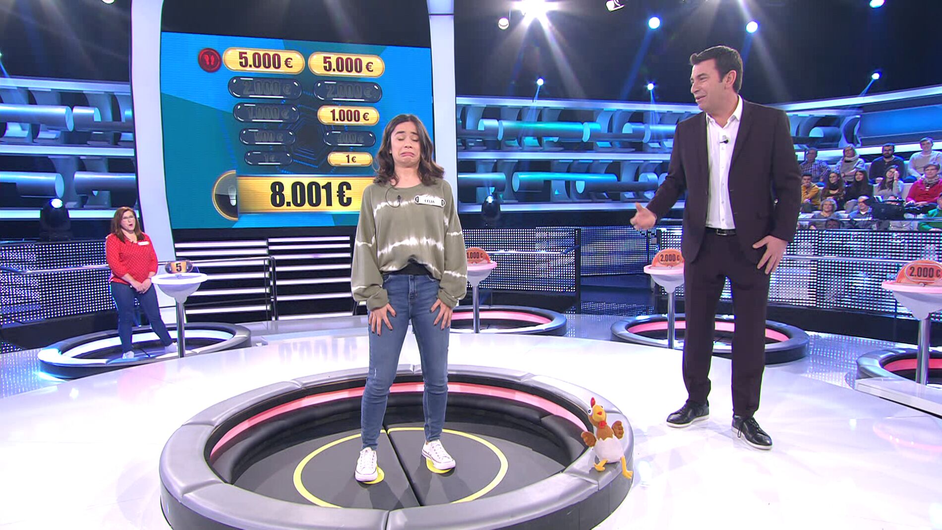 Difícil duelo con un 'Adivina' sobre Velázquez en '¡Ahora caigo!'