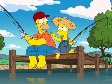 Homer y Bart Simpson Homer y Bart Simpson