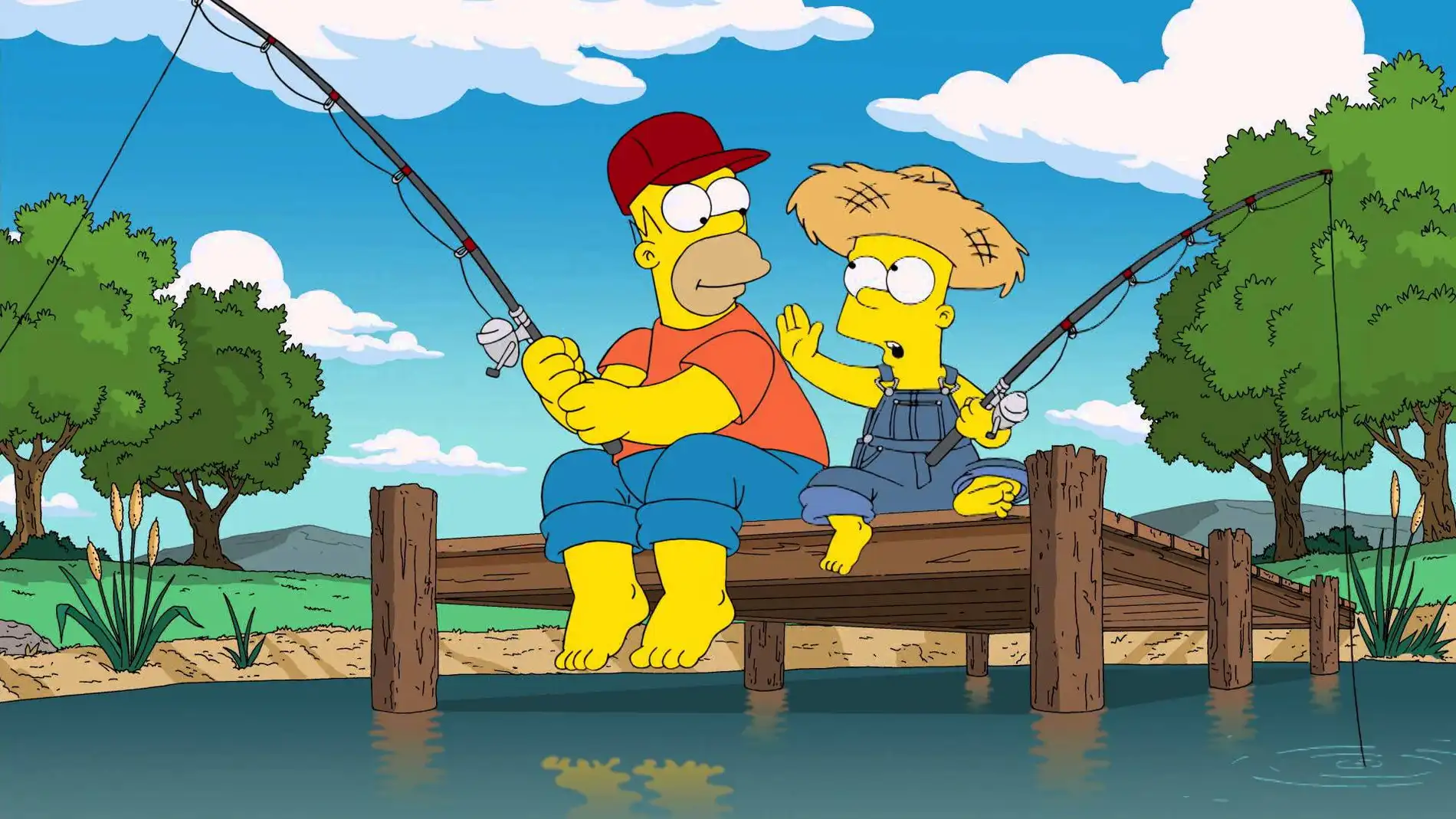 Homer y Bart Simpson