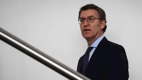 Alberto Núñez Feijóo ante los medios Alberto Núñez Feijóo ante los medios
