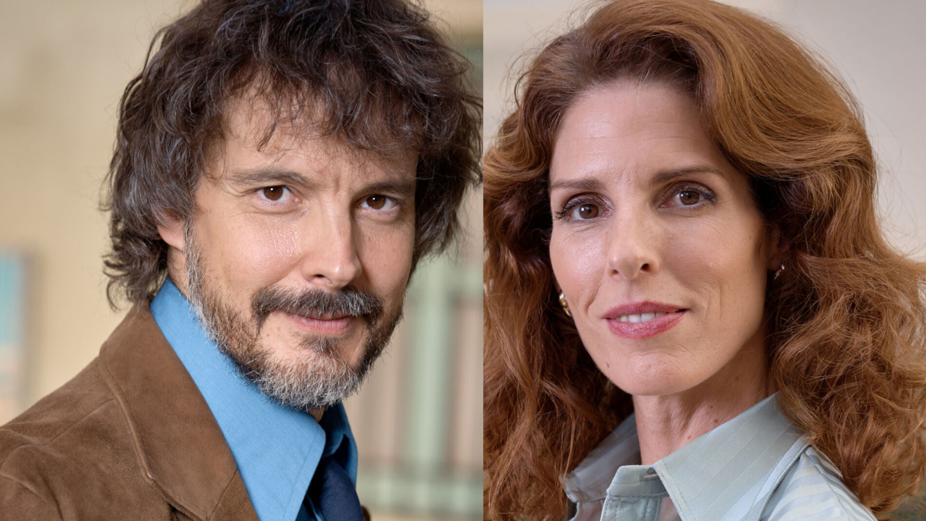 David Janer y Beatriz Arg&uuml;ello, actores de 'Amar es para siempre'