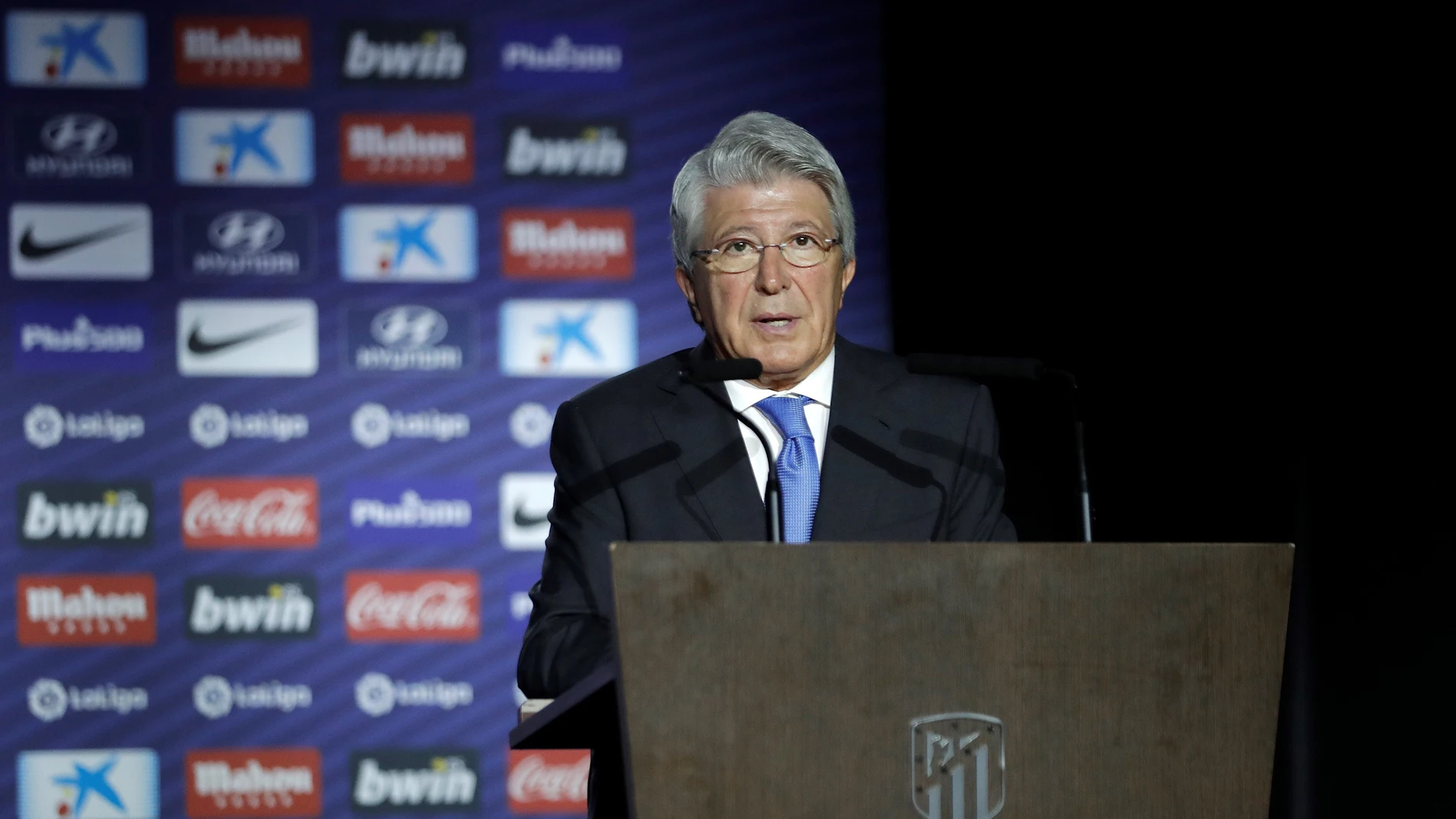 Enrique Cerezo, presidente del Atlético de Madrid. Enrique Cerezo, presidente del Atlético de Madrid.
