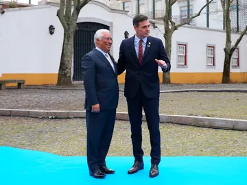 Pedro Sánchez, con el primer ministro de Portugal, Antonio Costa Pedro Sánchez, con el primer ministro de Portugal, Antonio Costa