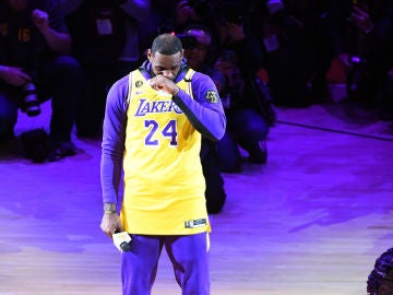 Las emotivas palabras de Lebron James a Kobe Bryant en el Staples Center