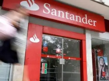 Una sucursal del Banco Santander Una sucursal del Banco Santander