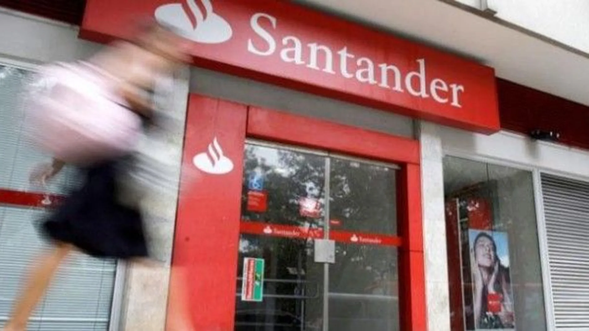 Una sucursal del Banco Santander Una sucursal del Banco Santander