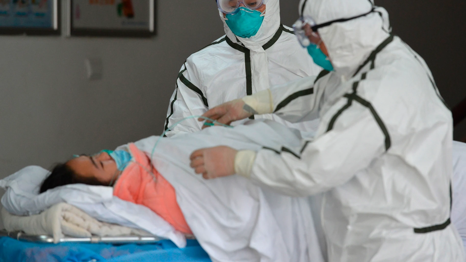 Una paciente con coronavirus Una paciente con coronavirus