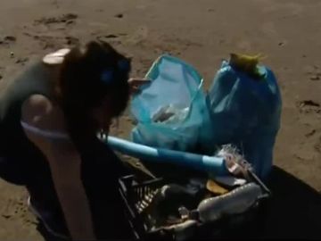 La basura de 'Gloria' en el Delta del Ebro