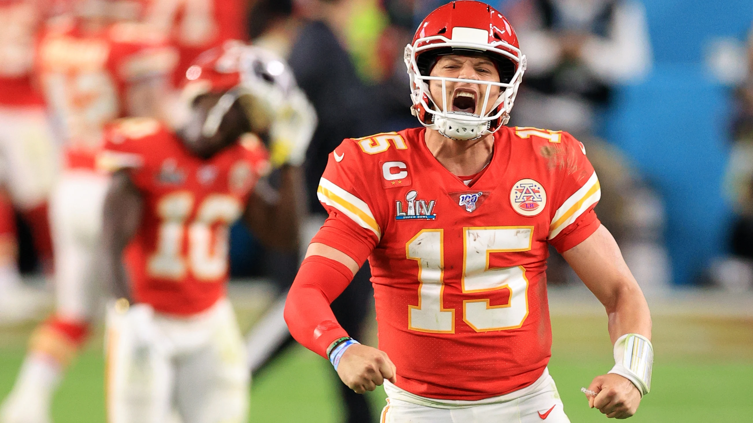 Patrick Mahomes, en acción en la final de la Super Bowl Patrick Mahomes, en acción en la final de la Super Bowl