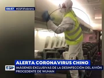 Limpieza del avión. Limpieza del avión.