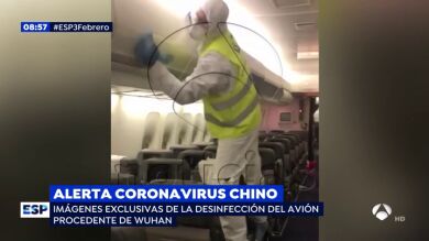 Exclusiva: Así desinfectaron el avión que transportó a los españoles de Wuhan para evitar rastro de coronavirus