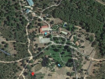 Vista aérea de la finca Quintos de Mora