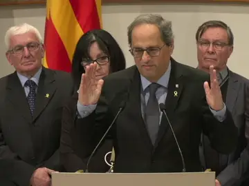 Quim Torra insiste en reclamar un mediador internacional 24 horas después de reunirse con Pedro Sánchez Quim Torra insiste en reclamar un mediador internacional 24 horas después de reunirse con Pedro Sánchez