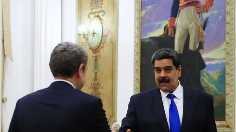 José Luis Rodríguez Zapatero y Nicolás Maduro José Luis Rodríguez Zapatero y Nicolás Maduro