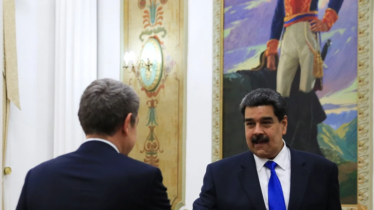 José Luis Rodríguez Zapatero y Nicolás Maduro José Luis Rodríguez Zapatero y Nicolás Maduro