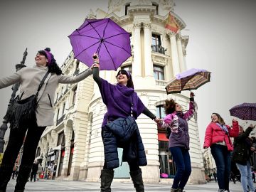 Cadena humana un mes antes del 8M