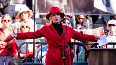 Jane Fonda traslada su lucha contra la crisis climática a Los Ángeles con motivo de los Oscar