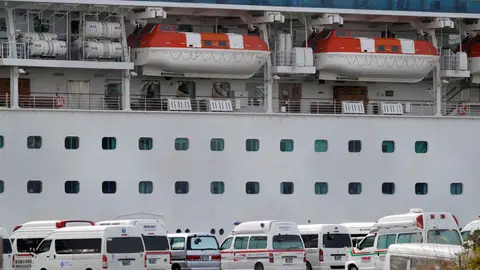 Ascienden a 64 los infectados por coronavirus en el crucero 'Diamond Princess' Ascienden a 64 los infectados por coronavirus en el crucero 'Diamond Princess'