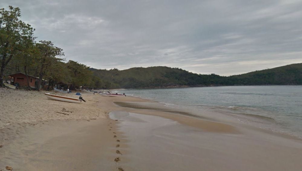 Praia do Sono, en la Costa Verde de Río de Janeiro, lugar donde ocurrieron los hechos.