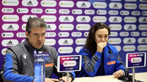 Gonzalo Arconada, en rueda de prensa Gonzalo Arconada, en rueda de prensa