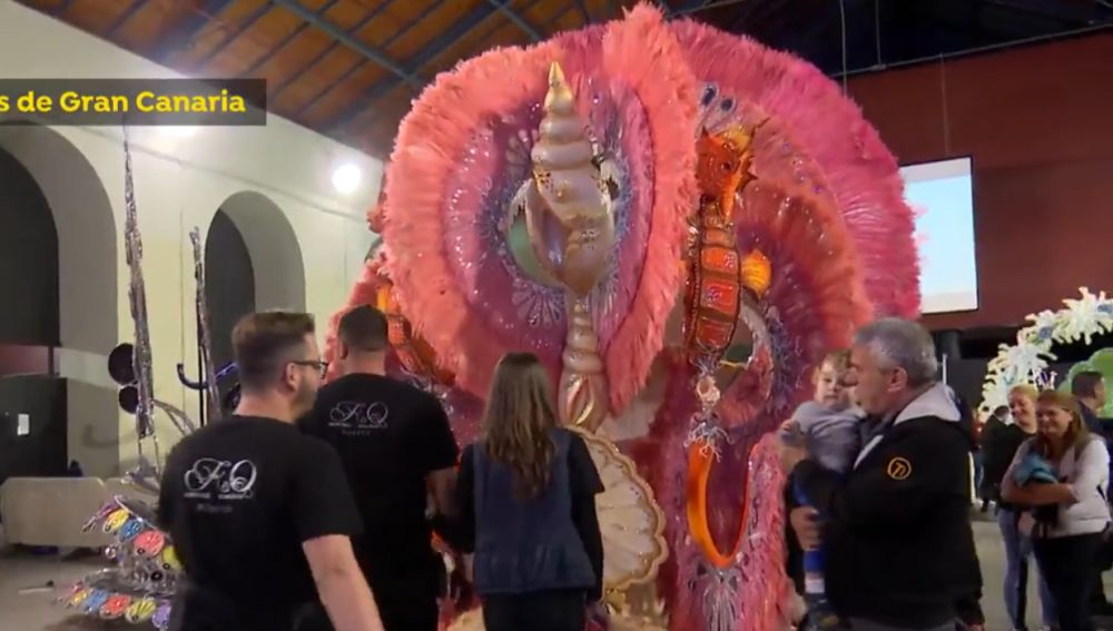 Gala la Gran Dama del carnaval de las Palmas de Gran Canaria