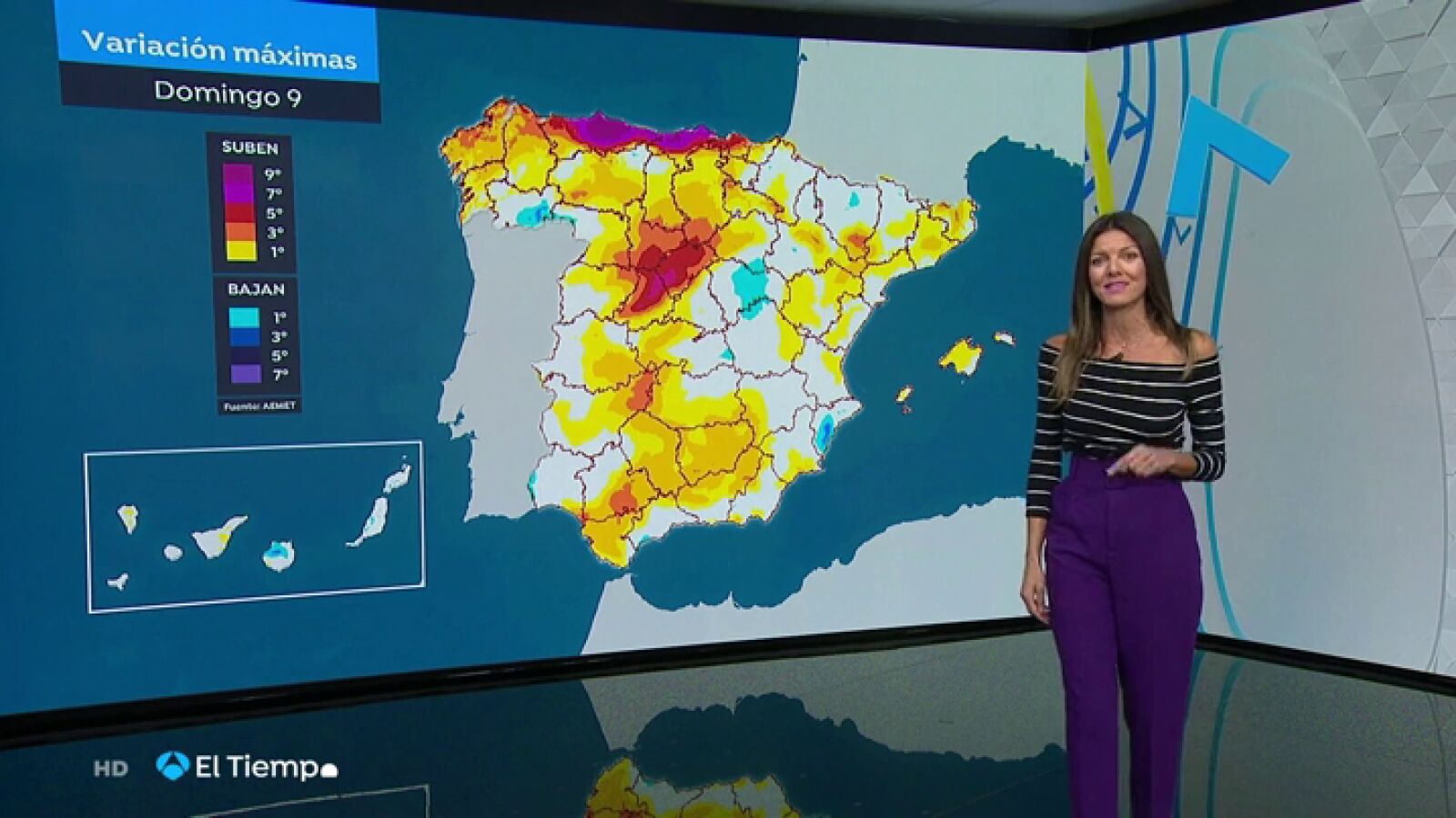 La semana comienza con fuerte viento en el litoral gallego y en Canarias