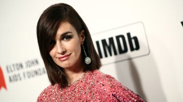 Paz Vega durante el photocall de la fiesta de Elton John
