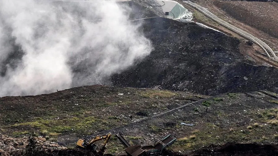 Trabajos de rescate de los trabajadores sepultados en Zaldibar Trabajos de rescate de los trabajadores sepultados en Zaldibar