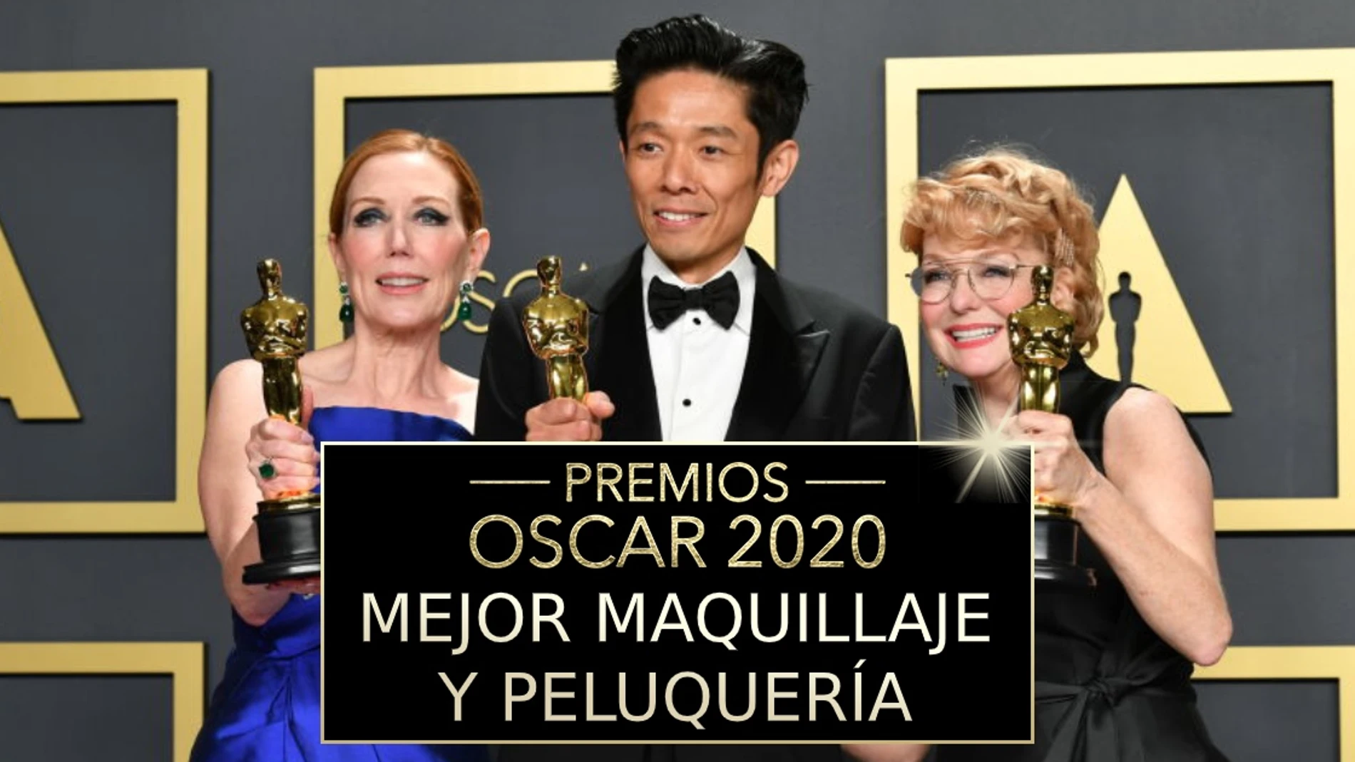 Premios Oscar 2020: Kazu Hiro, Anne Morgan y Vivian Baker, Mejor maquillaje y peluquería por 'El escándalo' Premios Oscar 2020: Kazu Hiro, Anne Morgan y Vivian Baker, Mejor maquillaje y peluquería por 'El escándalo'