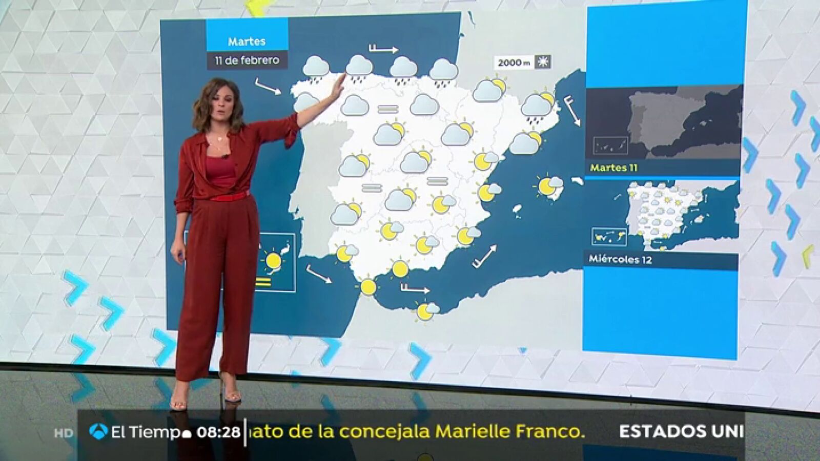 Este lunes se esperan nubes en el norte peninsular con aumento generalizado de temperaturas