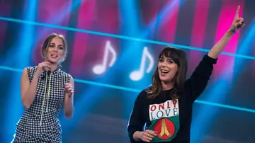 Belén Cuesta y Silvia Alonso prueban en 'El Hormiguero 3.0' el karaoke más extraño de su vida