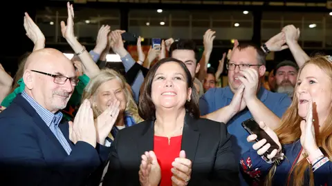 Mary Lou McDonald, líder del Sinn Féin Mary Lou McDonald, líder del Sinn Féin